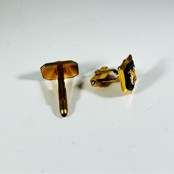 Epic cool pair of swank free mason Shriner vintage men cufflinks mixed set - Picture 3 of 5